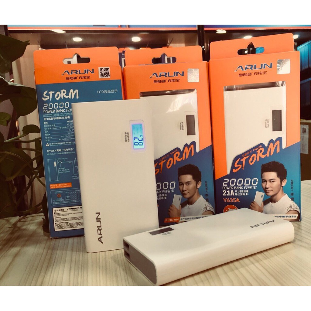 Pin sạc dự phòng ARUN 13000 mAh - Y625