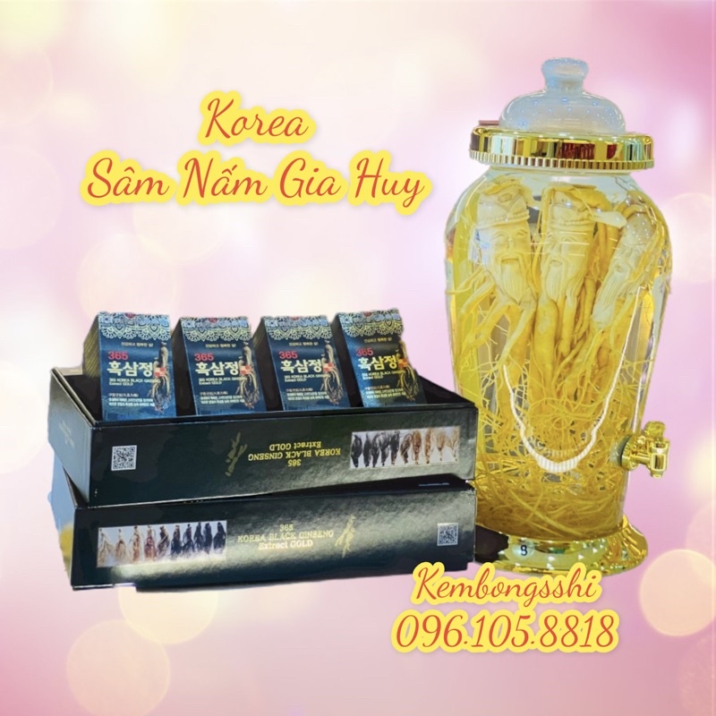 [ SỈ TẬN GỐC ] Cao Hắc Sâm 365 HÀN QUỐC cô đặc 100%