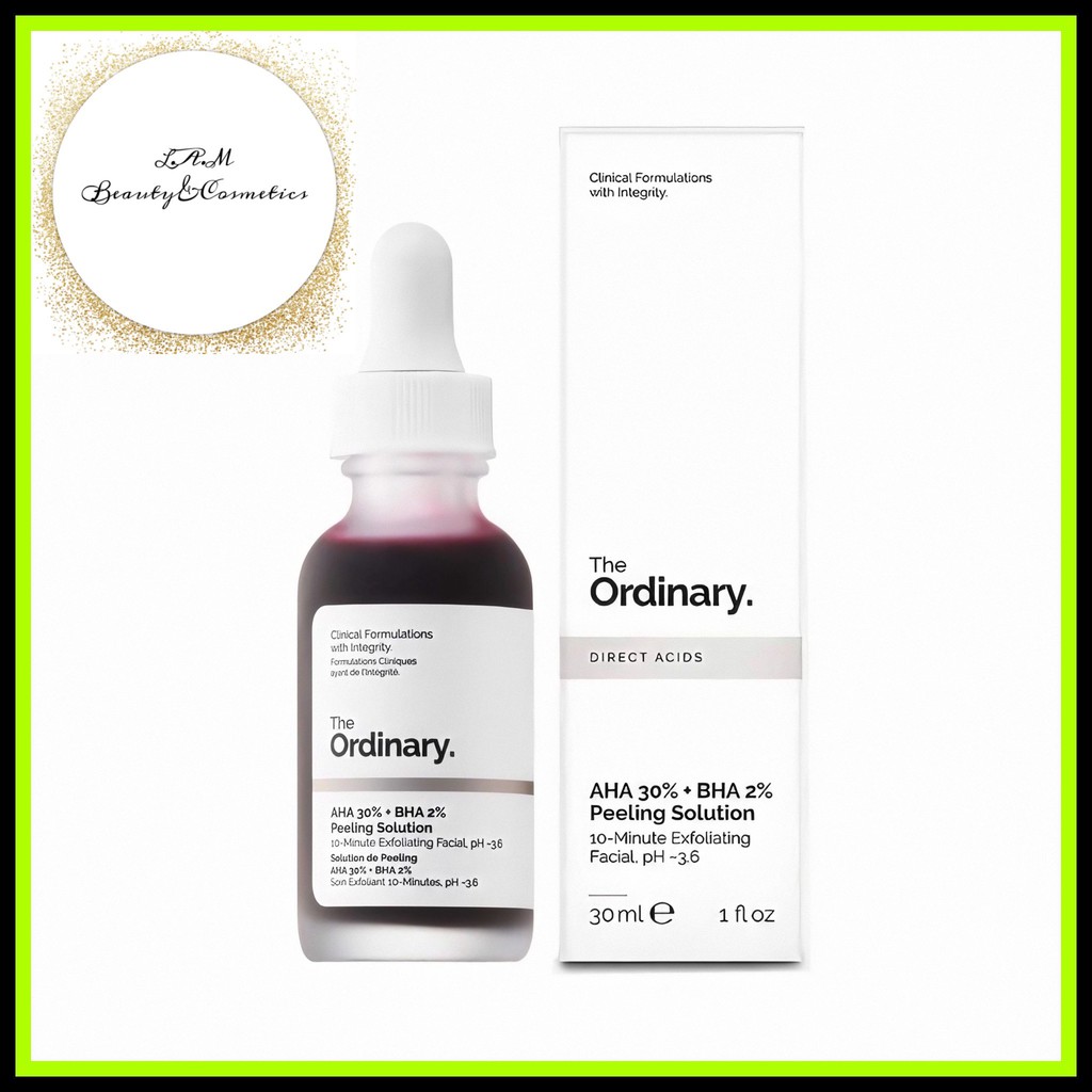 Tinh Chất Tẩy Da Chết Hoá Học THE ORDINARY AHA 30% + BHA 2% Peeling Solution