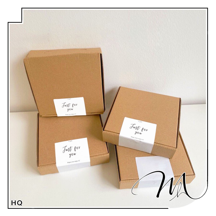 Hộp đựng quà Handmade giấy Kraft cao cấp 16x11x6cm - HQ | BigBuy360 - bigbuy360.vn