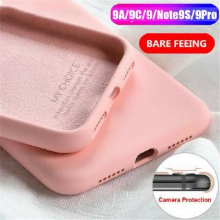 Ốp Lưng Silicone Chống Sốc Màu Trơn Cho Xiaomi Redmi 9a 9c 9 Xiaomi Redmi 9 9c Note 9 9s 8 Pro