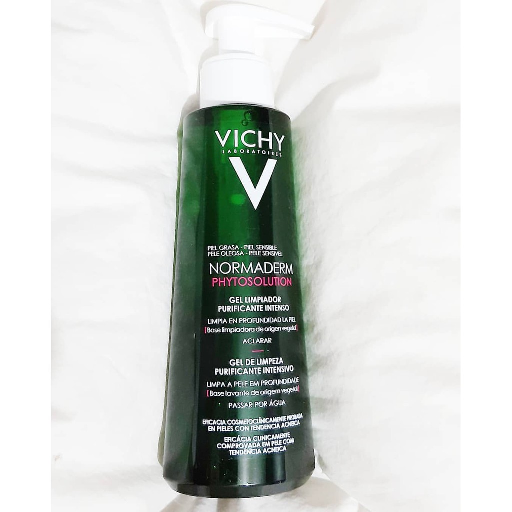 Sữa Rửa Mặt Vichy Normaderm Phytosolution Gel Cho Da Dầu Làm Sạch Sâu - 400ml