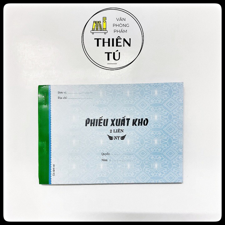 Phiếu xuất kho 2 liên 13x19cm