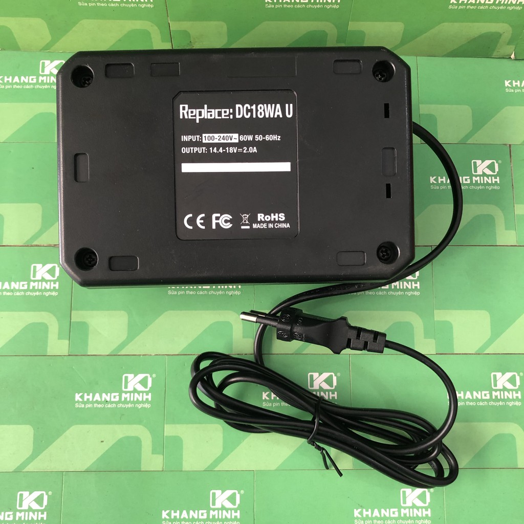 Sạc pin Makita BL1815G 14.4V - 18V max, sạc pin zin hoặc pin đóng mới