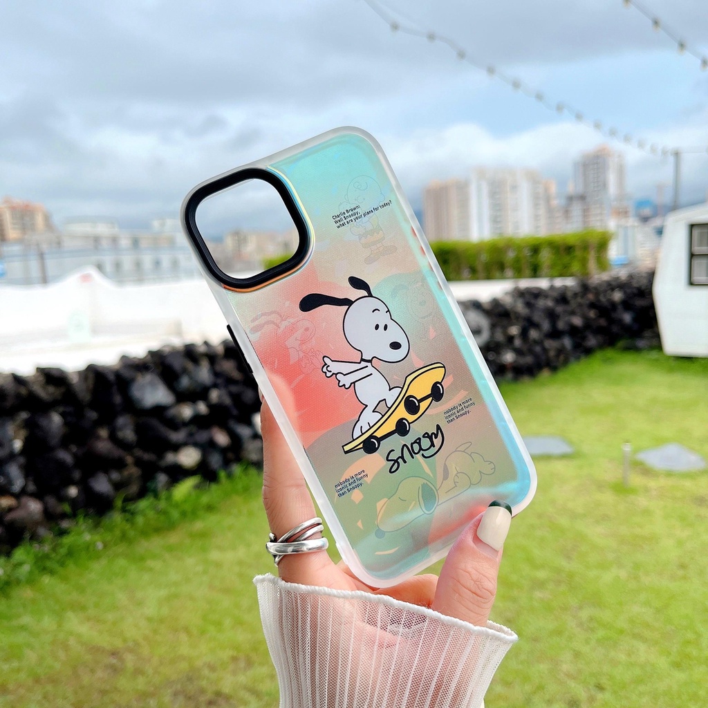 Ốp Điện Thoại In Hình snoopy Dễ Thương Cho iphone 13 Pro Max i13 13pro 11ProMax i11 iX Xs XR Xs Max 7plus 8plus 12Pro 12 Pro Max