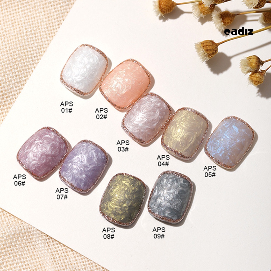 Gel Sơn Móng Tay Nhanh Khô Không Mùi Vỏ Sò Lấp Lánh Dành Cho Nữ 15ml