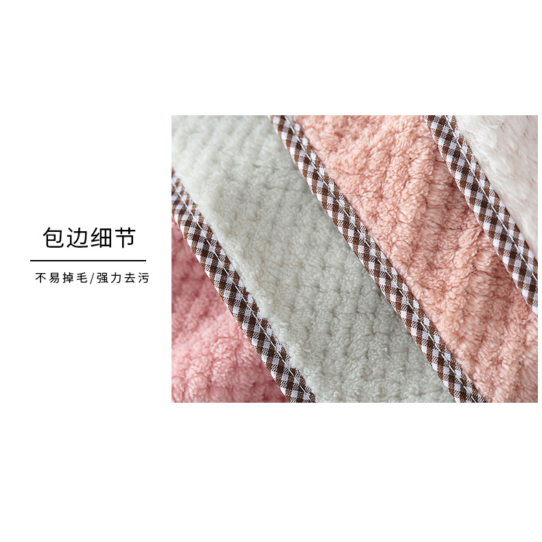 Khăn lau tay/chén đĩa trong nhà bếp bằng chất liệu vải flannel thấm hút tốt