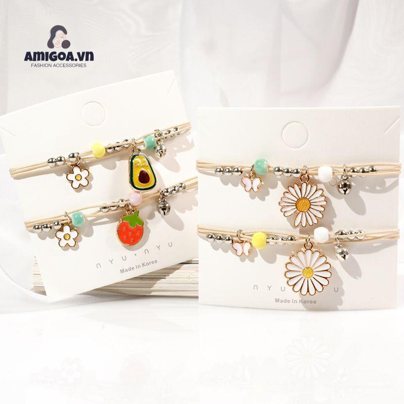 ✨✨ Vòng Tay Mặt Hình Bướm Bằng Gốm Sứ Phong Cách Hàn Quốc Thời Trang Cho Nữ