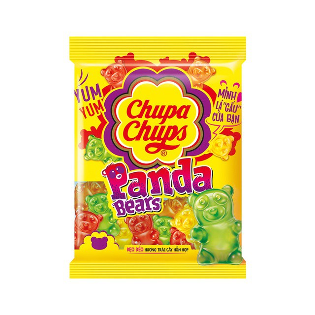 (1 gói) Kẹo dẻo Chupa Chups cầu vồng / gấu / Cola
