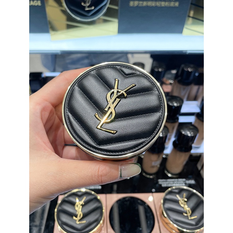 Ysl Kem bb air cushion Dưỡng Ẩm Lâu Trôi Thiết Kế Vỏ Họa Tiết Cẩm Thạch Thời Trang