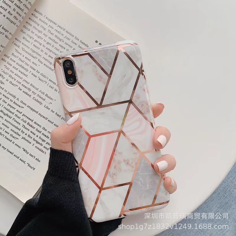 [ FREESHIP TỪ 50K TOÀN QUỐC ] Ốp lưng iphone vân đá kẻ ô | BigBuy360 - bigbuy360.vn