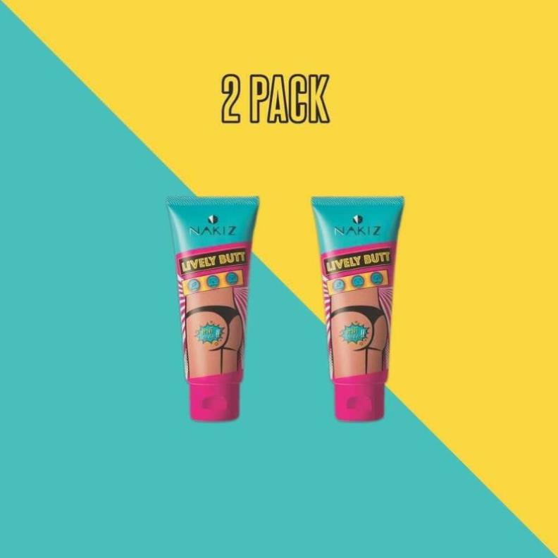 2 TUÝP NAKIZ LIVELY BUTT 〡 Kem thoa thâm Mông, Bẹn, Nách, Lưng, Nhũ hoa, Đầu gối, Cùi chỏ.... Thái Lan