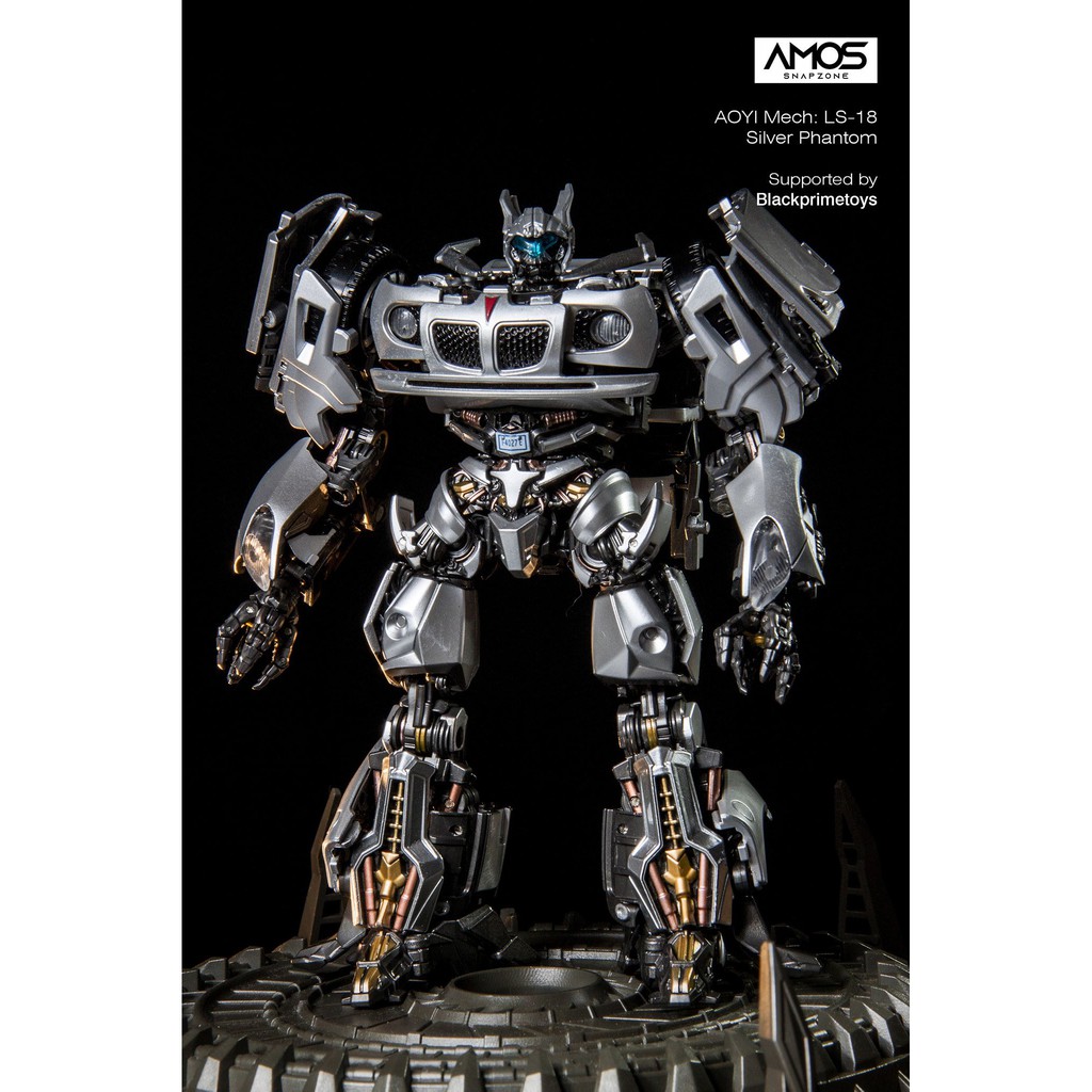 Mô hình Jazz LS-18 Black Mamba Aoyi Transformers robot lắp ghép Ls18 người máy biến hình xe thể thao Ls 18