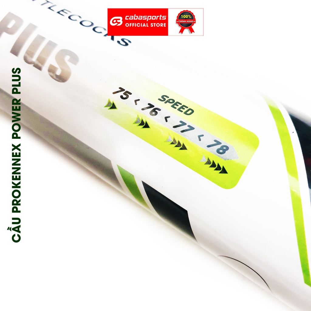 Quả cầu lông PROKENNEX Power Plus chính hãng cao cấp, trái cầu lông tiêu chuẩn thi đấu chất lượng