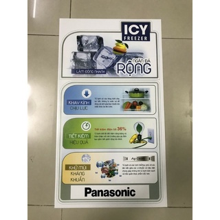 combo 20 tem dán tủ lạnh Panasonic