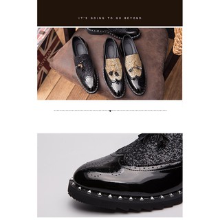 Men's fringed loafers