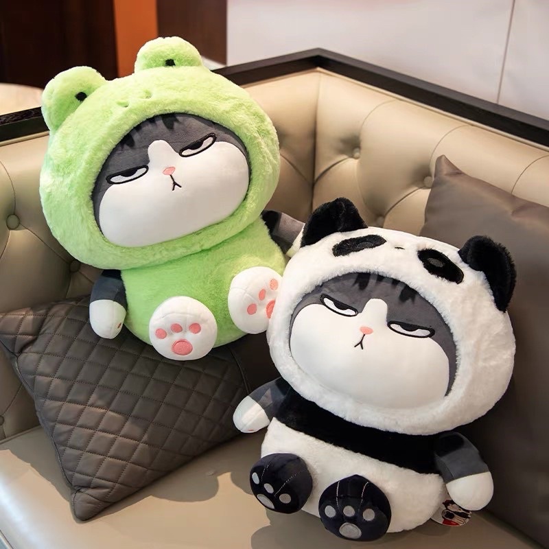 Gấu Bông mèo hoàng thượng cosplay siêu đáng yêu