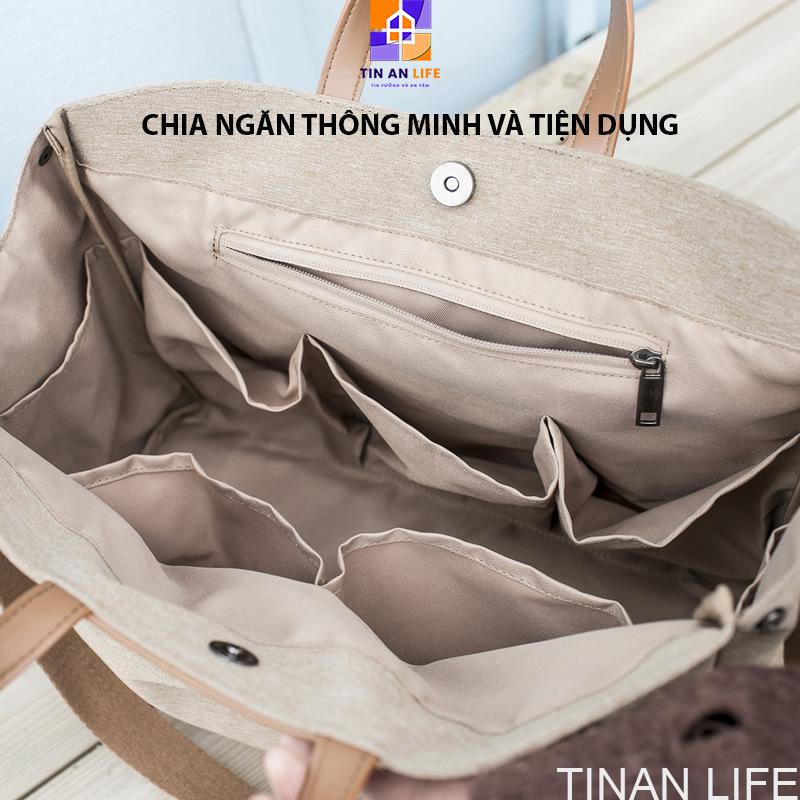 Túi Xách Có Quai Đeo Cao Cấp A8076, Có Thể Đựng Laptop 15 Inch
