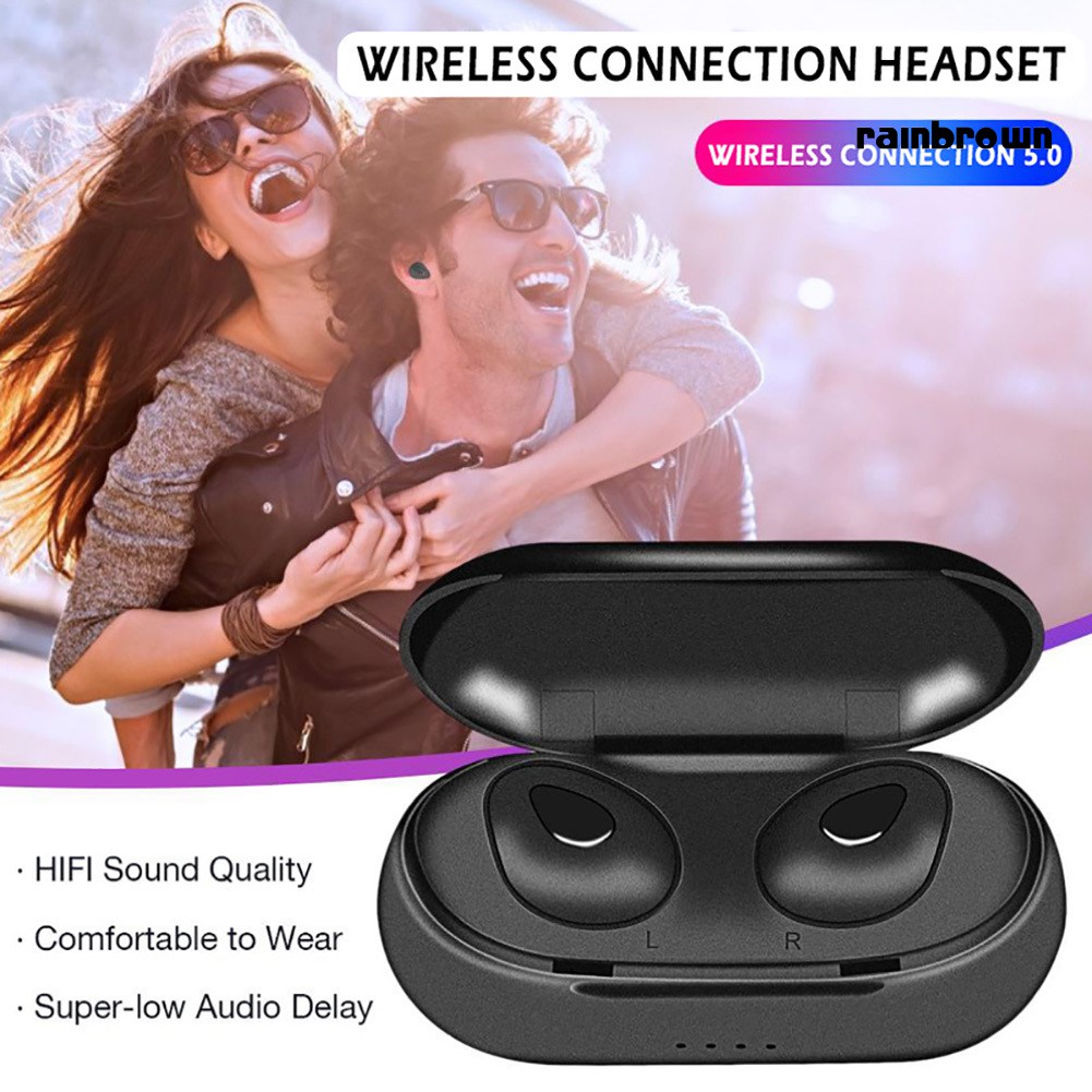 Tai Nghe Bluetooth 5.0 Không Dây Mini / Rej / Y20 Tws