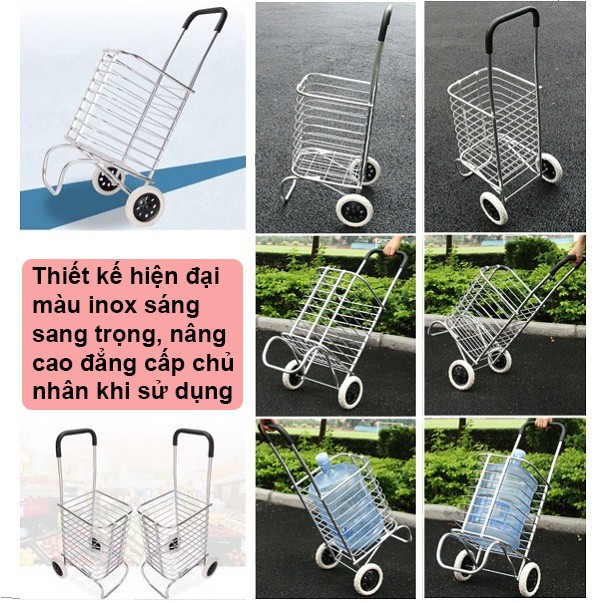 Xe đẩy hàng, đi chợ gấp gọn