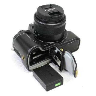 Đế bọc đỡ cho camera Canon EOS M50 M5 bằng da