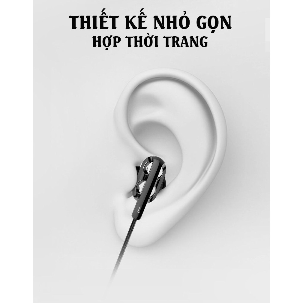 Tai nghe lõi TỨ SIÊU BASS