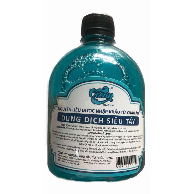 Dung dịch siêu tẩy ocean 500ml