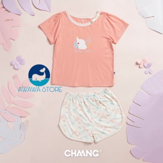 [CHAANG] Bộ cộc bé gái Voi hồng Chaang 2020