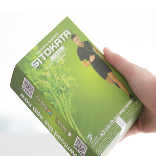 Bột cần tây sitokata For Men - combo 2 hộp-20 gói- 5g/1 gói