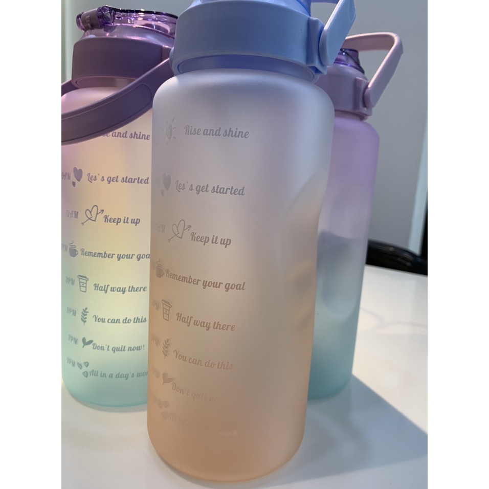 [Hàng Công Ty] BÌNH ĐỰNG NƯỚC 2L - Có Vạch NHẮC giờ uống - Chất lượng An Toàn cho sử dụng và đẹp mắt