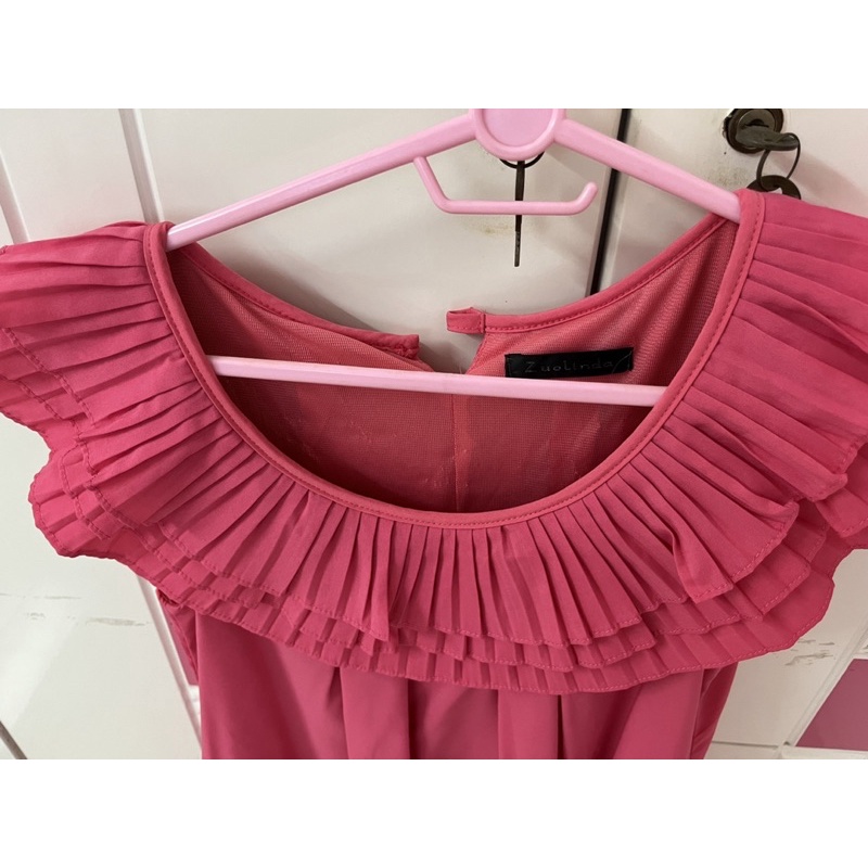 Thanh lý đầm dáng baby doll màu hồng - size S