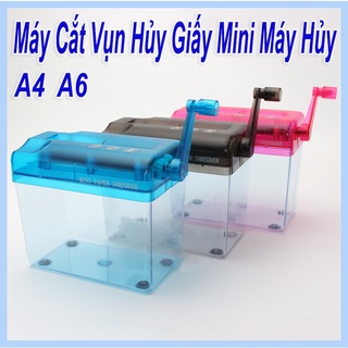 ⭐Máy Cắt Vụn Hủy Giấy Mini Máy Hủy A4 máy hủy tài liệu bằng tay văn phòng gia đình-⭐Có hàng sẵn