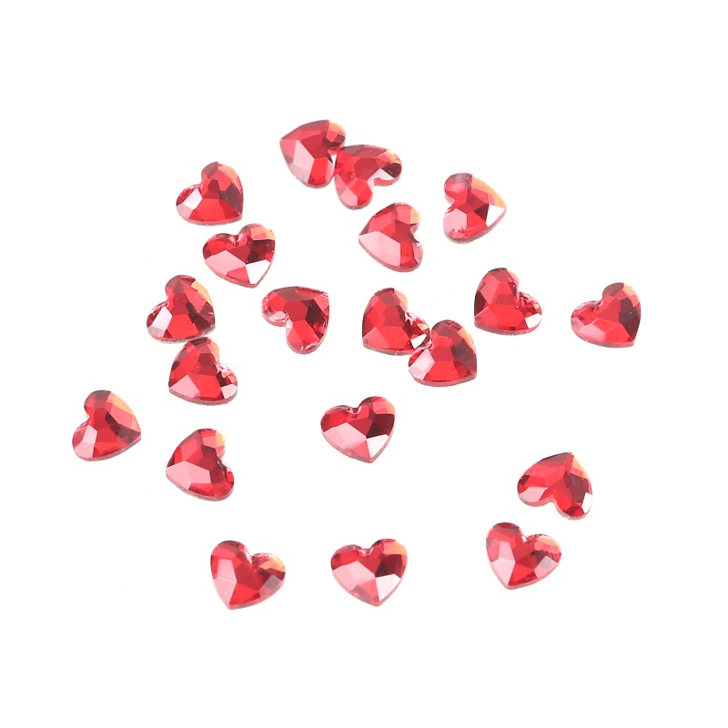 Đá Pha Lê Hình Trái Tim Lấp Lánh Trang Trí Móng Tay Charms