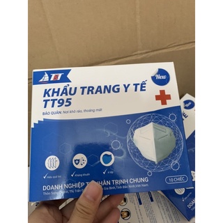Khẩu trang y tế tt95 kháng khuẩn hộp 10cái