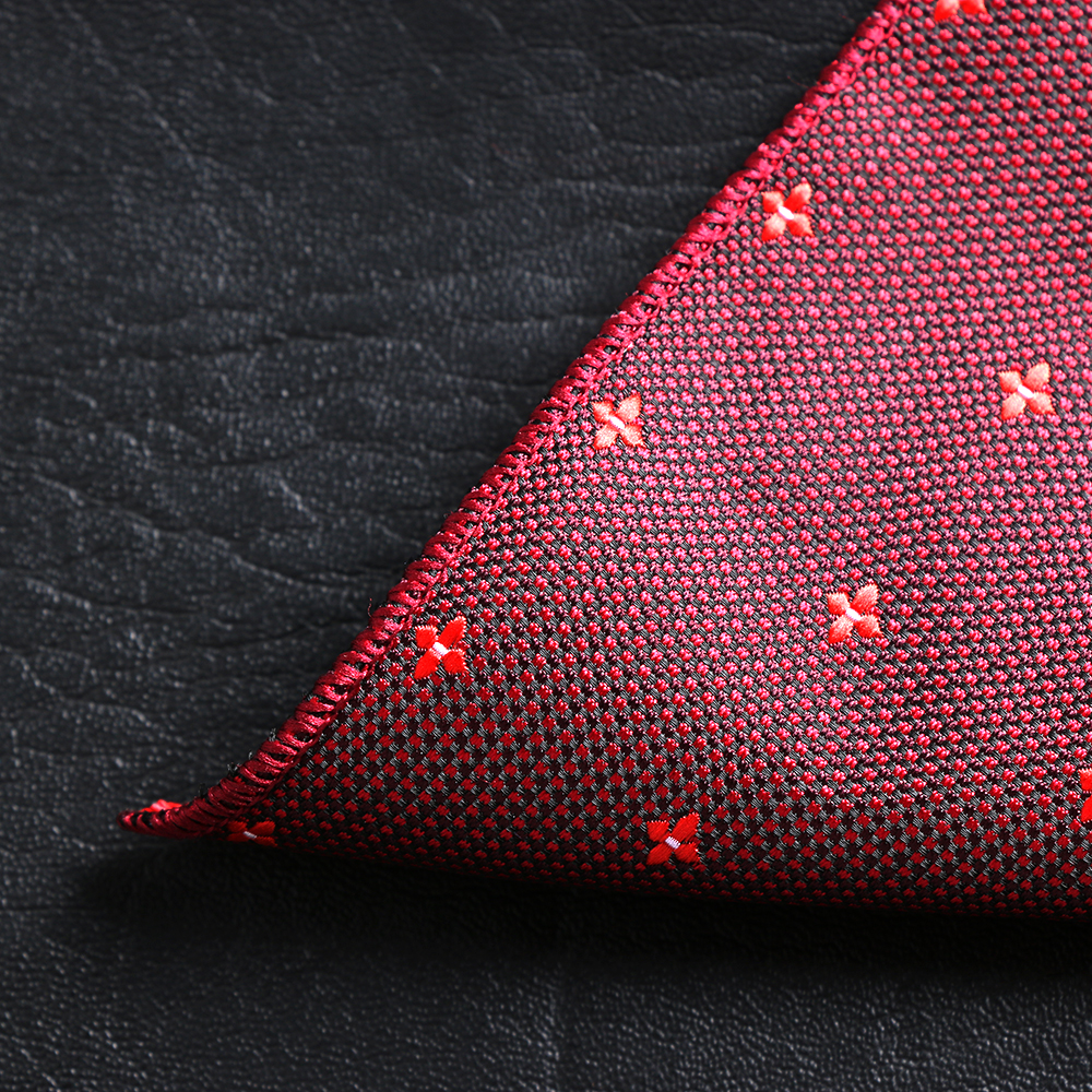 Khăn Tay Hình Vuông Thêu Hoa Thời Trang Cho Nam