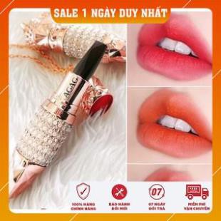 Thỏi son 3 màu AGAG chuẩn hãng dưỡng ẩm siêu lì, màu sắc thời trang, Thỏi son 3 màu chất lì, lâu trôi, mềm mại