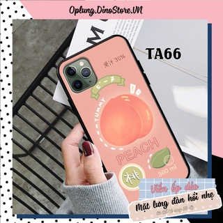 Ốp Iphone 6/6s//6sPlus/6plus/7/7Plus/8plus/X/Xs/Xsmax hoạt hình, quả đào đáng yêu, chống bám bẩn.