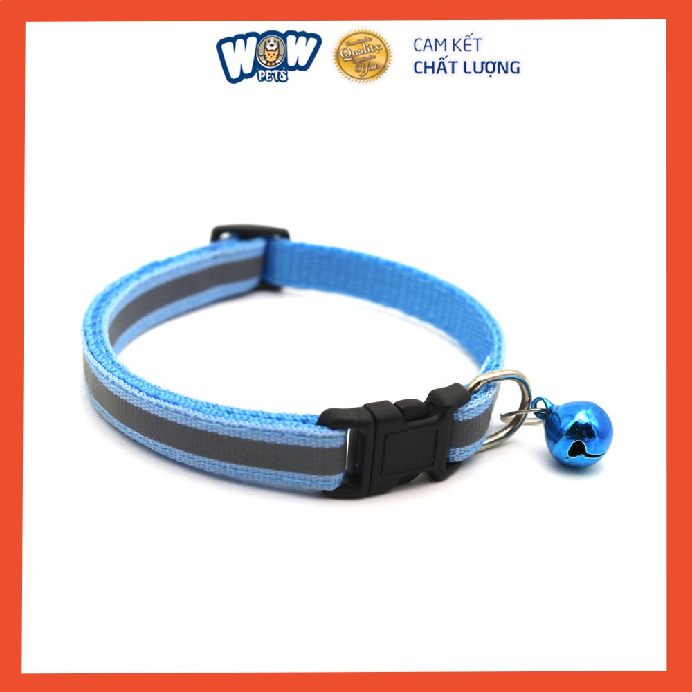 [A003] Vòng cổ lục lạc chó mèo giá rẻ wowpets dây đeo cổ, phụ kiện chó mèo