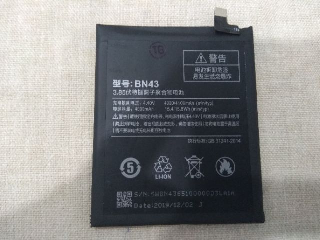 Pin Xiaomi Redmi Not 4X, Chuẩn Bền