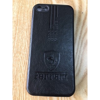 Ốp lưng iPhone 5/5S/5SE dẻo kiểu da logo