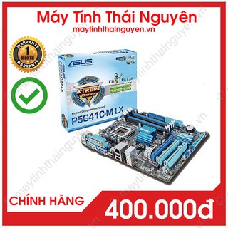 Bo mạch chạy DUAL DDR2 & DDR3 - Asus P5G41C-M LX (Qua sử dụng)