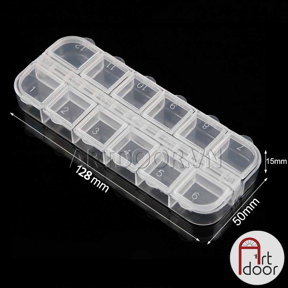 Hộp Rỗng Pocket chiết màu Vuông