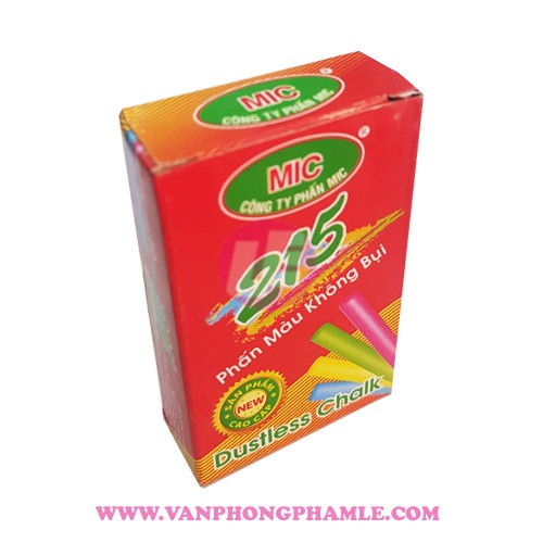 Phấn màu 10 viên không bụi Mic