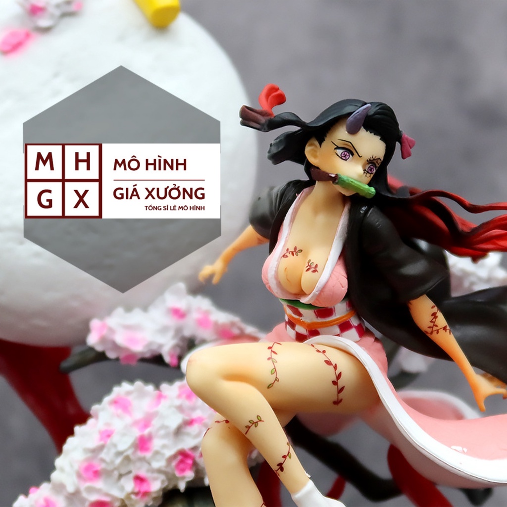 Mô Hình Kimetsu No Yaiba Nezuko ánh trăng siêu quyến rũ. Cao 31cm, nặng 1,5kg.Figure Kimetsu No Yaiba, mô hình giá xưởng