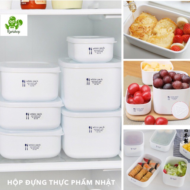 Hộp đựng thực phẩm White pack Nhật Bản các loại