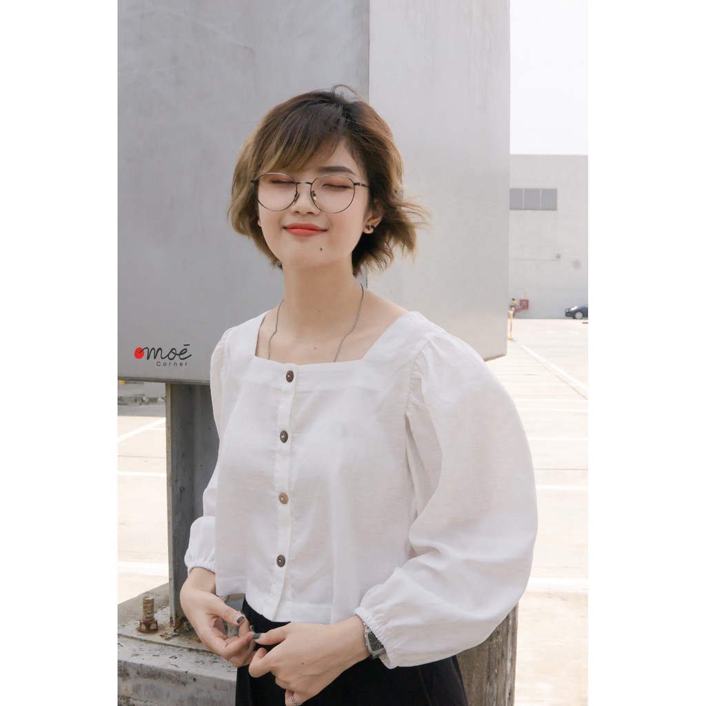 Áo kiểu cổ vuông Aiko - Aiko blouse