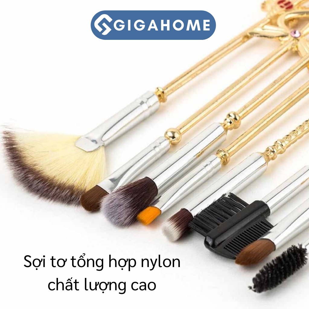 Set 6 Cọ Trang Điểm Thủy Thủ Mặt Trăng Kèm Túi Đựng GIGAHOME 8825