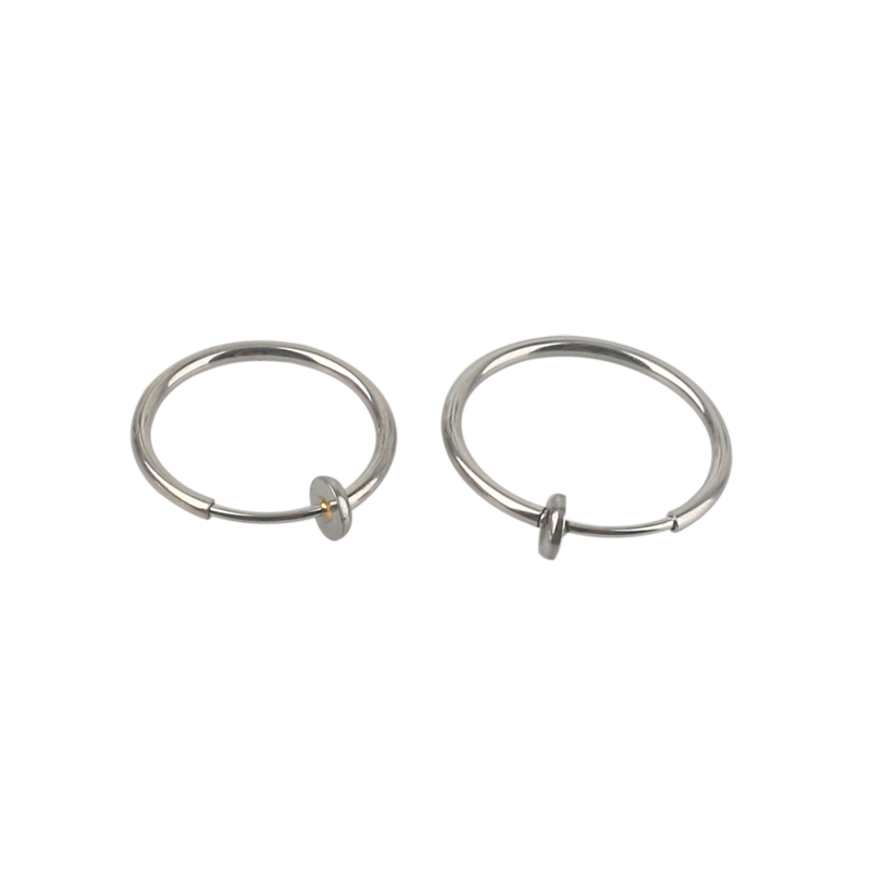 Khuyên kẹp vành tai bằng thép titan không cần xỏ lỗ phong cách Nhật Hàn 19179