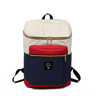 Ba lô hộp to thời trang size đại cá tính đen đỏ - balo TL0058