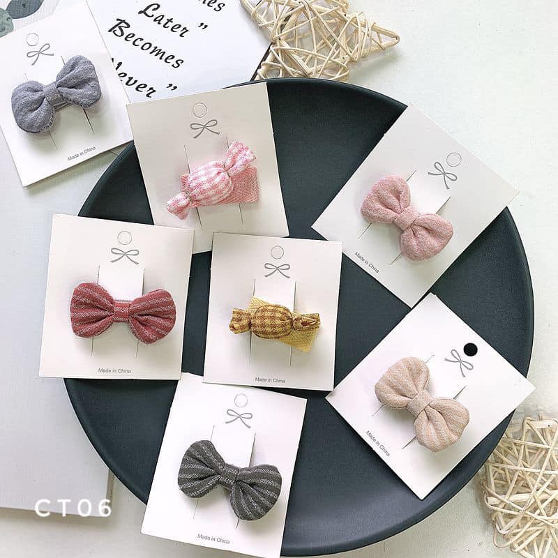 SET 2 KẸP TÓC BÉ GÁI CT06